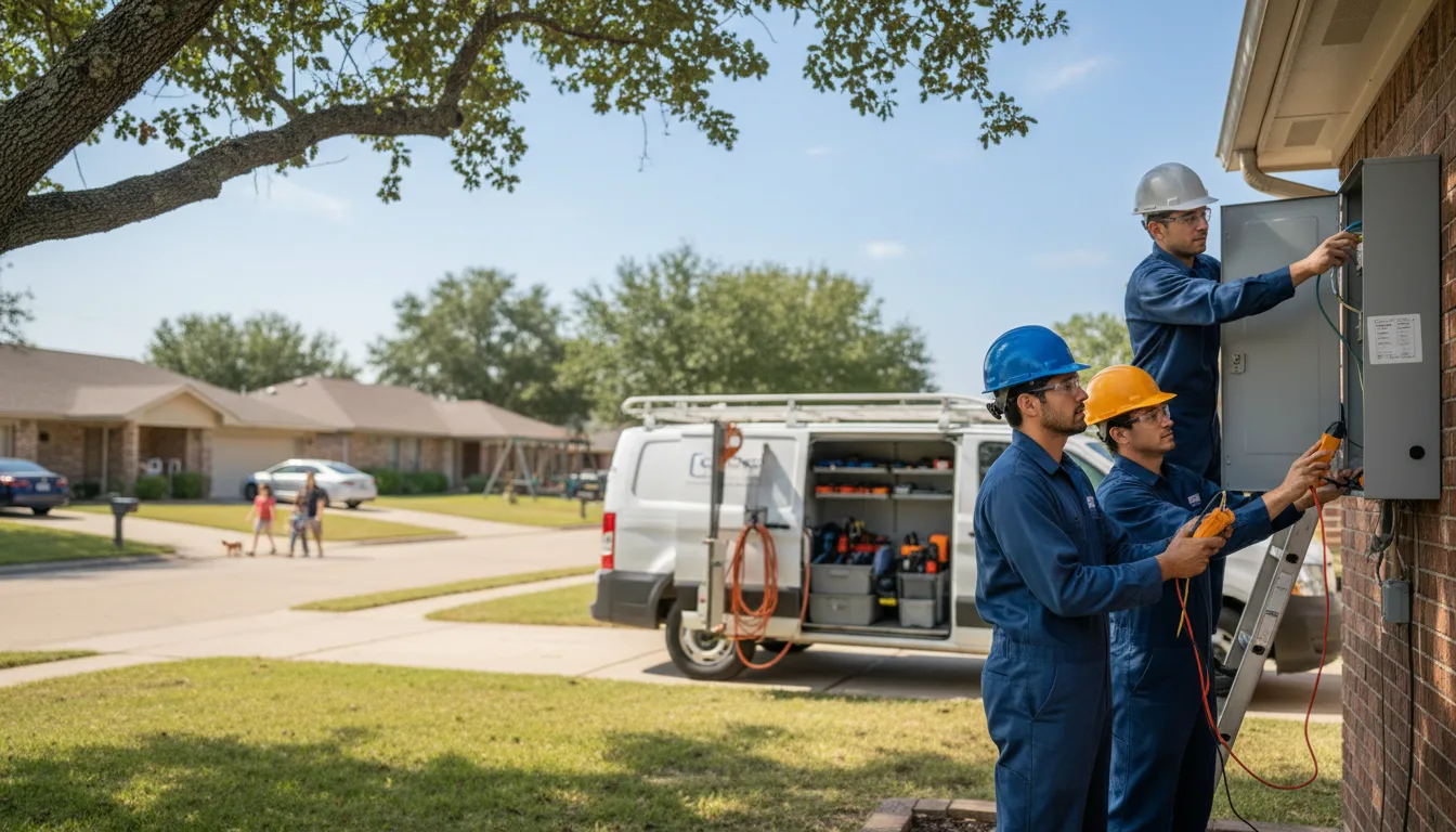 Certified electrician providing emergency electrical services in Morrilton, AR